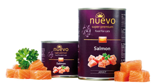 NUEVO консервы для взрослых кошек с лососем 200 г., Германия (95101)