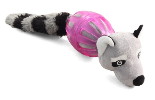 Triol Игрушка для собак мягкая Енот в броне , 35 см 12141079