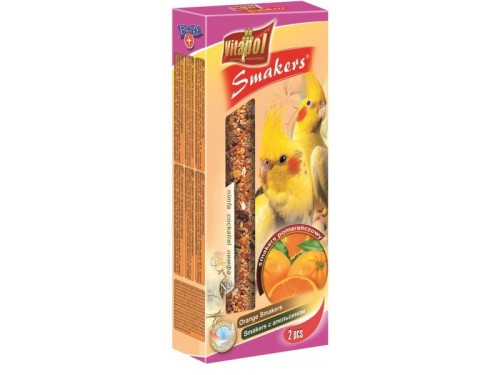 2208 SMAKERS DLA NIMFY-POMARAŃCZOWY 90g Orange SMAKERS for cockatiel