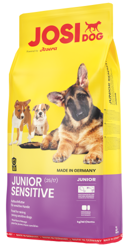 50012164 JosiDog Junior Sensitive 15kg вес