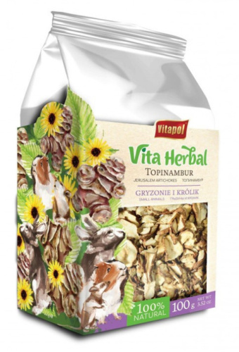 4126 VITA HERBAL DLA GRYZONY I KROLIKA, TOPINAMBUR, 100g. 4sztdisp