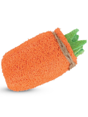 42171001 Игрушка NATURAL для мелких животных из люфы Морковь, 120мм, Triol