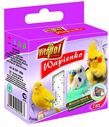 2756 KOSTKA WAPIENNA XL MUSZLE XL Mineral block for birds - shells 190 g