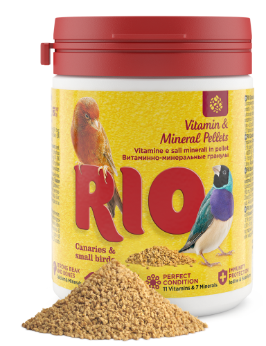 RIO Витаминно-минеральные гранулы для канареек, экзотов и других мелких птиц