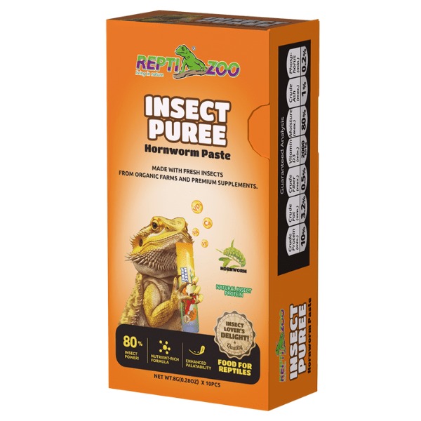 HORNWORM PASTE  Высококачественный корм для гекконов в виде пюре из рогатых червей 8гр*10шт/бокс