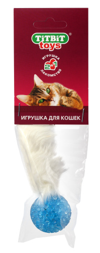 Хвост кроличий (игрушка для кошек) 000083