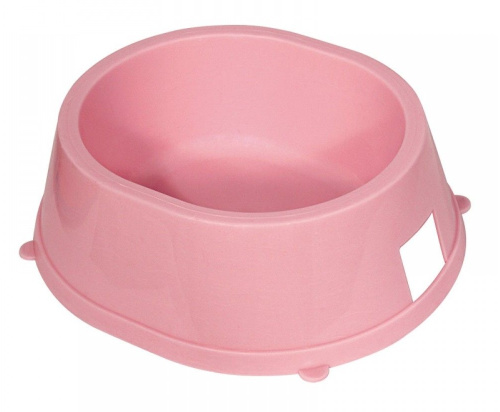 Gamma Миска №3 пластиковая для кошек и собак, 0,92л, 22,5х19,5х7,5 см