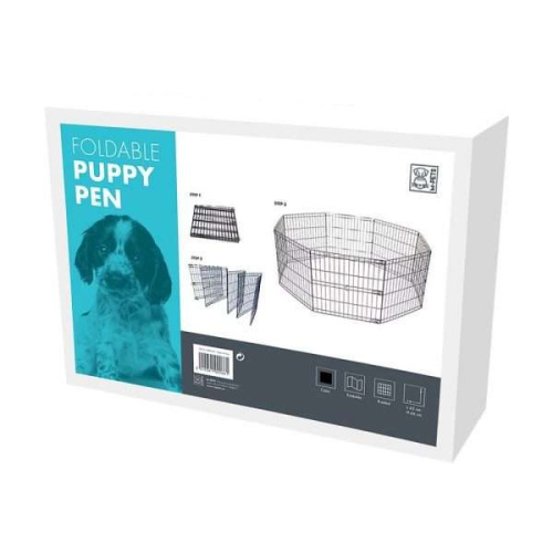 M-pets Вольер Puppy Pen 8х(61х76) метал. 10400908