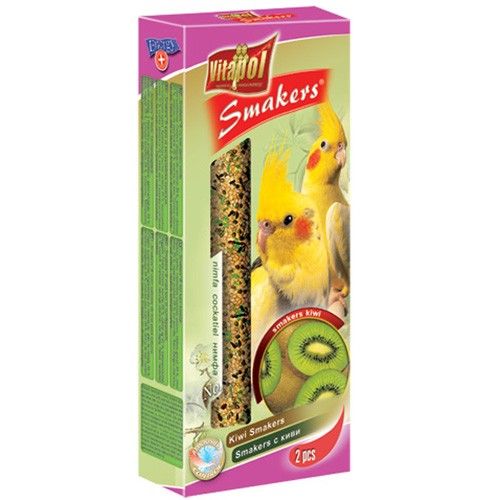 2209 SMAKERS DLA NIMFY-KIWI 2szt op. Kiwi SMAKERS for cockatiel