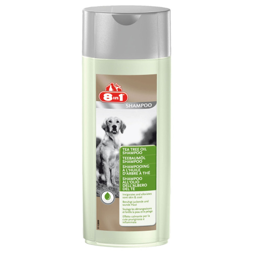 8in1 Tea Tree Oil Shampoo шампунь для собак с маслом чайного дерева - 250 мл