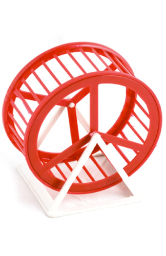 Колесо D-100 д грызунов ВАКА с подставкой 16943