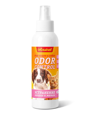 Средство Amstrel Оdor Control для устранения запахов и меток для кошек и собак, без аромата