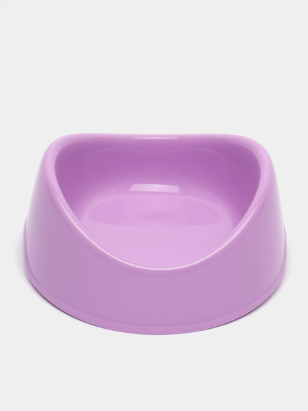 30272029 Миска пластиковая  "Бисквит", сиреневая, 0,4л