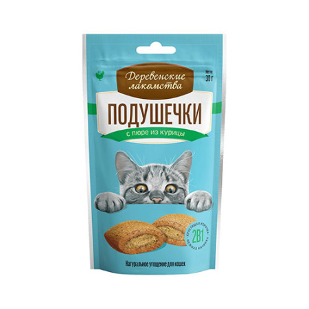 derevenskie-lakomstva-podushechki-s-pyure-iz-kuricy-dlya-koshek-30-g